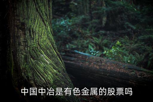 中國中冶屬于什么板塊，中國中冶在哪個 版塊