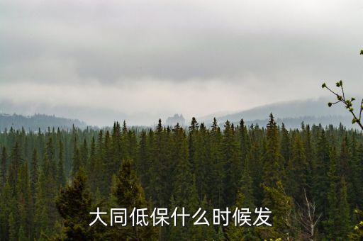 大同市學校低保補助什么時候到賬，大同低保什么時候發(fā)
