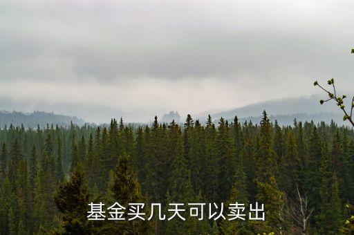 基金什么時候可以賣出，基金買進(jìn)后多久可以賣出