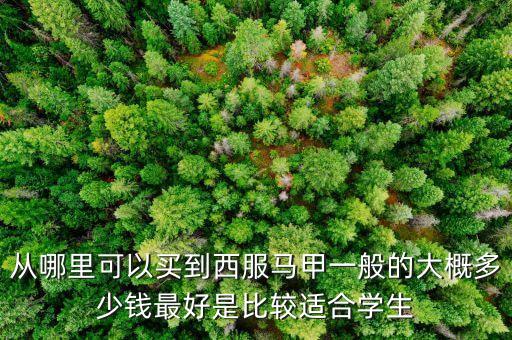 什么牌子賣西裝馬甲，什么牌子的西裝馬甲好
