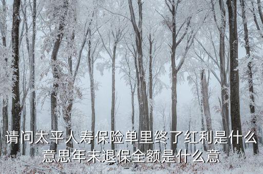 年末退保金是什么意思，年度末退?？偫媸裁匆馑?/></a></span><span id=