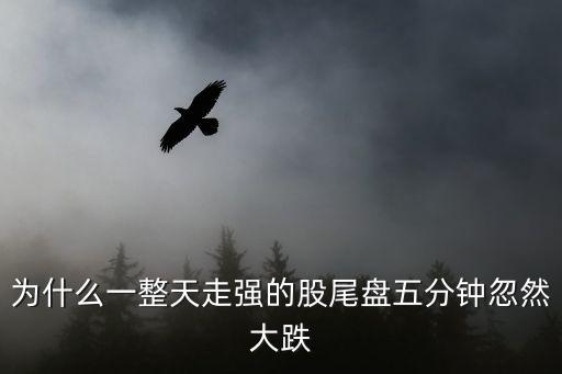 為什么一整天走強(qiáng)的股尾盤五分鐘忽然大跌