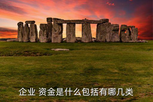 企業(yè) 資金是什么包括有哪幾類(lèi)