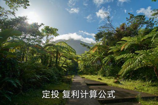定投 復(fù)利計(jì)算公式