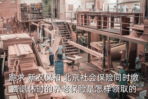 跪求 新農(nóng)保和 北京社會保險(xiǎn)同時(shí)繳費(fèi)退休時(shí)的養(yǎng)老保險(xiǎn)是怎樣領(lǐng)取的