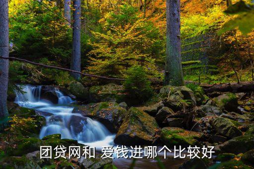 團(tuán)貸網(wǎng)和 愛(ài)錢進(jìn)哪個(gè)比較好