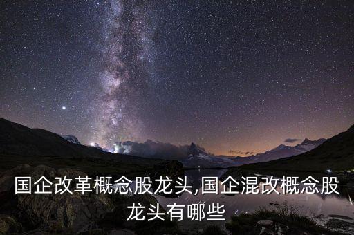 國(guó)企改革概念股龍頭,國(guó)企混改概念股龍頭有哪些