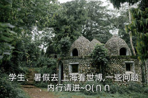 學(xué)生、暑假去 上?？词啦?一些問(wèn)題、內(nèi)行請(qǐng)進(jìn)~O(∩∩