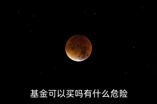  基金可以買嗎有什么危險