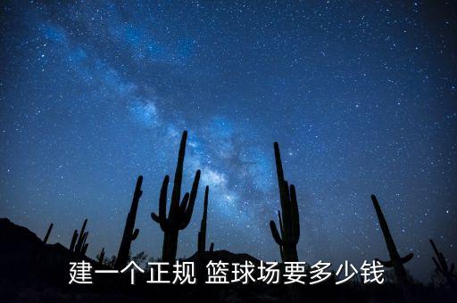 建一個(gè)正規(guī) 籃球場要多少錢