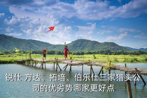 銳仕 方達、拓培、伯樂仕三家獵頭公司的優(yōu)劣勢哪家更好點