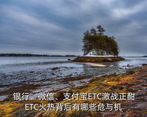  銀行、微信、支付寶ETC激戰(zhàn)正酣ETC火熱背后有哪些危與機