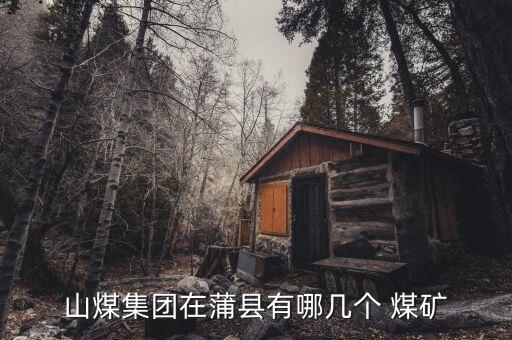 山煤集團(tuán)在蒲縣有哪幾個 煤礦