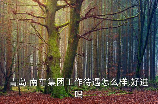 青島 南車集團工作待遇怎么樣,好進(jìn)嗎
