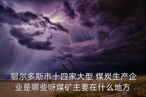  鄂爾多斯市十四家大型 煤炭生產企業(yè)是哪些呀煤礦主要在什么地方