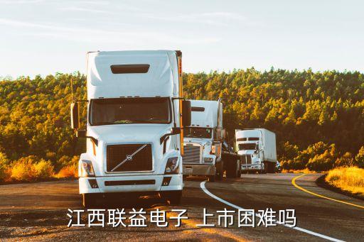 江西聯益電子 上市困難嗎