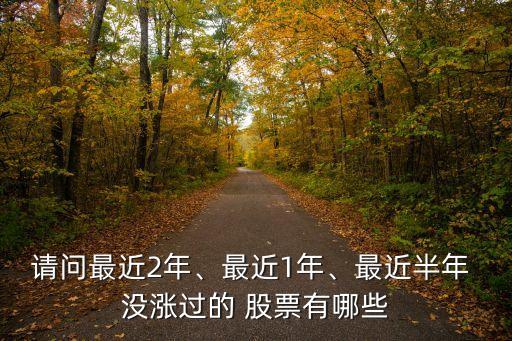 請(qǐng)問(wèn)最近2年、最近1年、最近半年 沒(méi)漲過(guò)的 股票有哪些