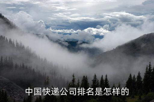 中國(guó)快遞公司排名是怎樣的