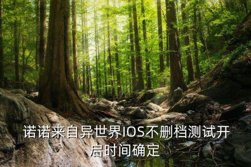  諾諾來自異世界IOS不刪檔測試開啟時(shí)間確定