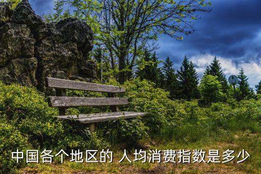 中國(guó)各個(gè)地區(qū)的 人均消費(fèi)指數(shù)是多少