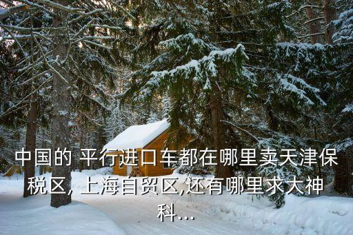 上海平行車市場(chǎng)在哪里,中國(guó)最大的平行車進(jìn)口在哪里