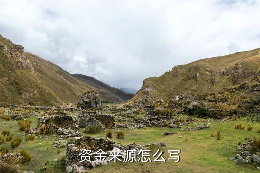 資金來(lái)源怎么寫