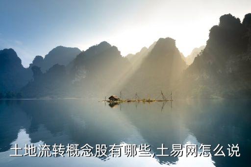 土地流轉概念股有哪些,土易網(wǎng)怎么說