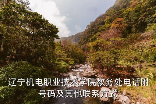  遼寧機(jī)電職業(yè)技術(shù)學(xué)院教務(wù)處電話(huà)附號(hào)碼及其他聯(lián)系方式