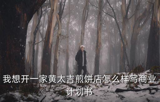 我想開(kāi)一家黃太吉煎餅店怎么樣寫商業(yè)計(jì)劃書