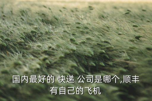 國內(nèi)最好的 快遞 公司是哪個,順豐有自己的飛機(jī)