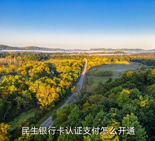  民生銀行卡認(rèn)證支付怎么開通