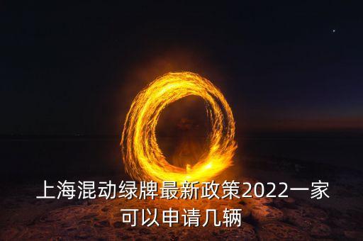  上?；靹泳G牌最新政策2022一家可以申請幾輛