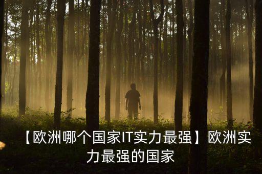 【歐洲哪個國家IT實(shí)力最強(qiáng)】歐洲實(shí)力最強(qiáng)的國家