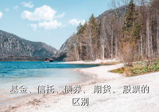 基金、信托、債券、 期貨、 股票的區(qū)別
