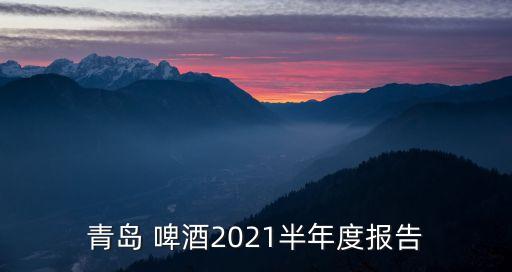青島 啤酒2021半年度報(bào)告
