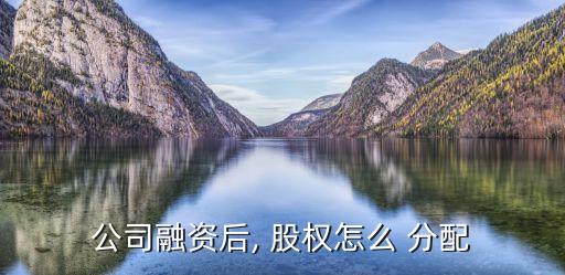 公司融資后, 股權怎么 分配