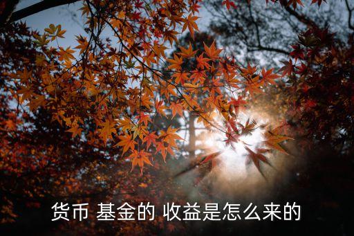 基金如何獲得收益,如何預(yù)估當天基金收益
