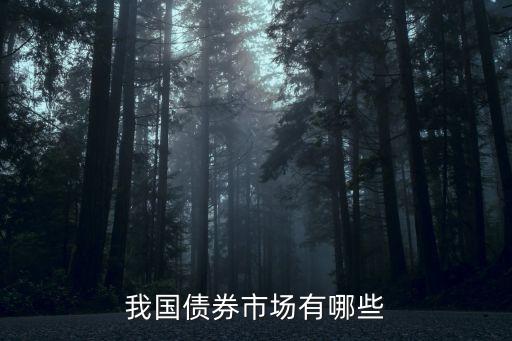 我國債券市場(chǎng)有哪些