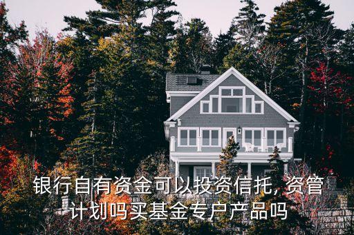  銀行自有資金可以投資信托, 資管 計(jì)劃嗎買(mǎi)基金專(zhuān)戶產(chǎn)品嗎
