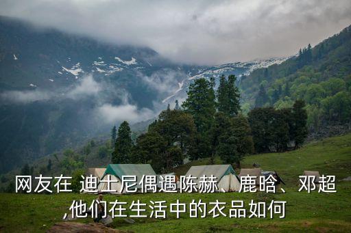 網(wǎng)友在 迪士尼偶遇陳赫、鹿晗、鄧超,他們?cè)谏钪械囊缕啡绾? class=
