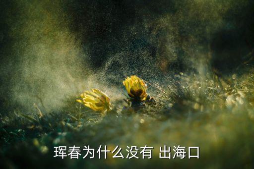 琿春為什么沒(méi)有 出?？? class=
