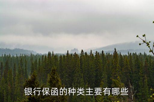 商業(yè)銀行開(kāi)立的融資類(lèi)保函包括
